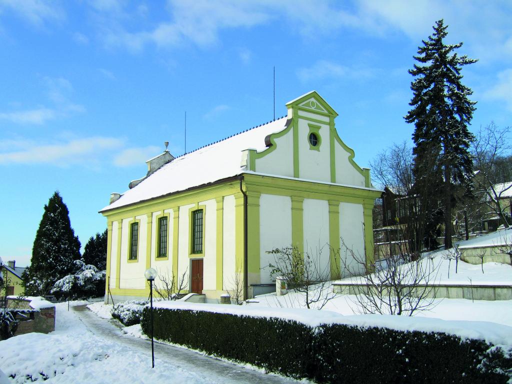Evangelický kostel v zahradách v zimě | Foto Emanuel Vejnar ml.
