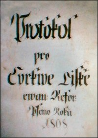 Sborov kronika zaloen roku 1808