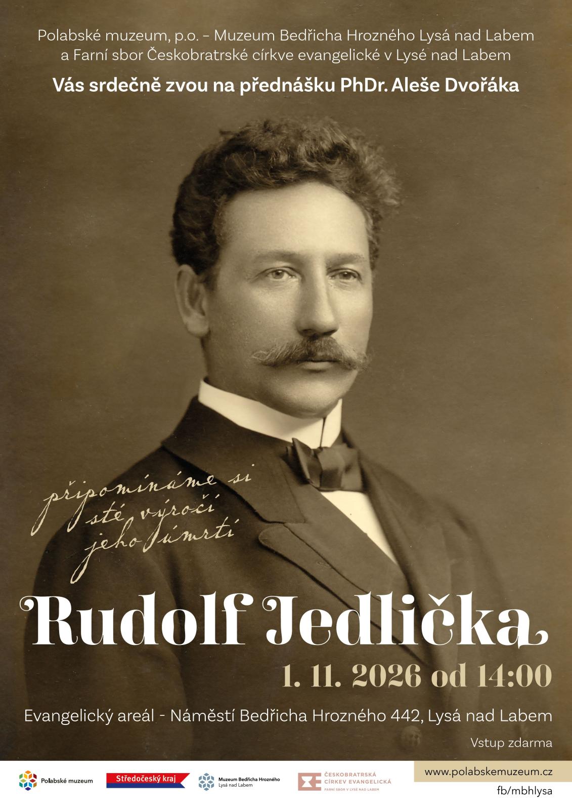 Přednáška o Rudolfu Jedličkovi
